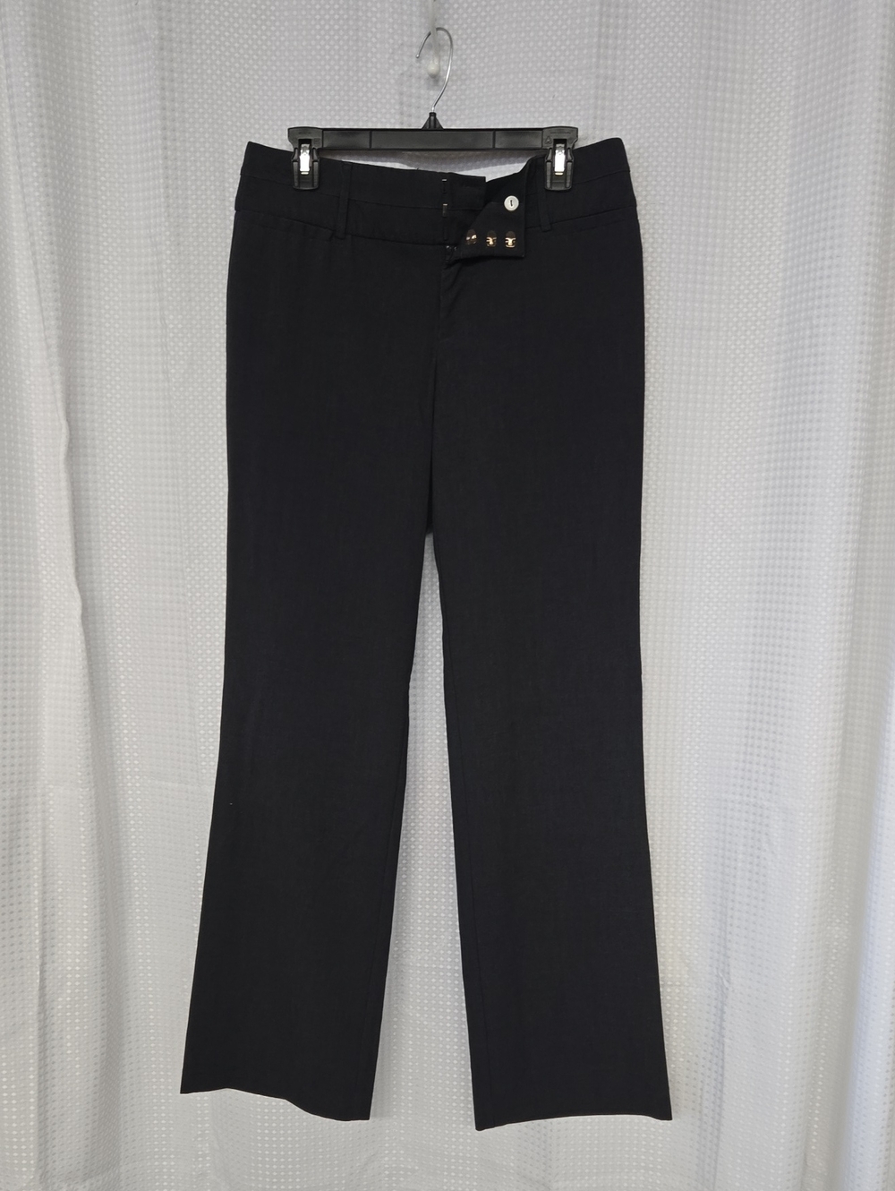 Dk Grey Dress Pants with Hook Closures